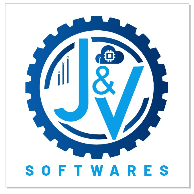 Logo J e V Softwares versão clara